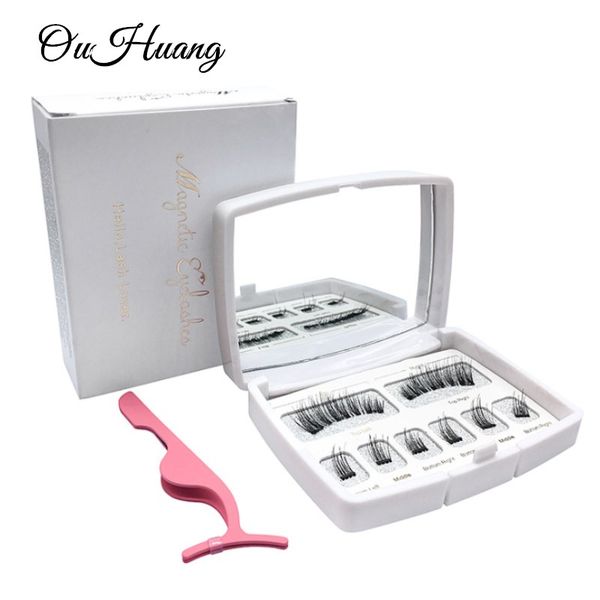 6pcs 3d makeup magnetic eyelashe handmade natural long false eyelash with custom packaging makeup tool box acrylic magnet lashes
6pcs 3d makeup magnetic eyelashe handmade natural long false eyelash with custom packaging makeup tool box acrylic magnet lashes