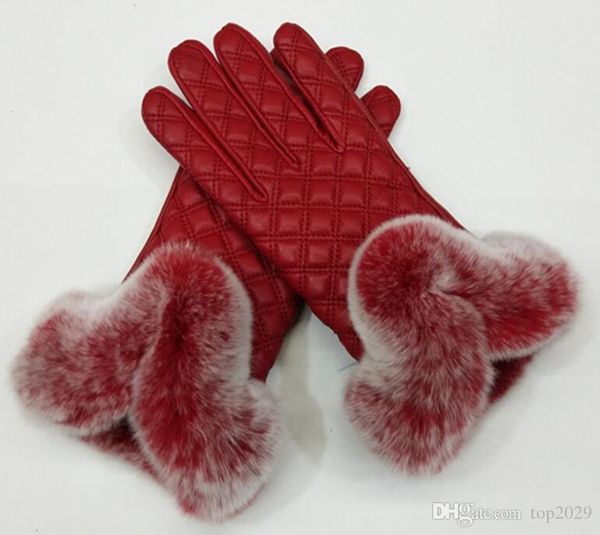women winter leather luxury original fashion brand gloves plush rabbit fur soft warm touch screen bike windproof sheepskin finger gloves, Blue;gray
women winter leather luxury original fashion brand gloves plush rabbit fur soft warm touch screen bike windproof sheepskin finger gloves, Blue;gray