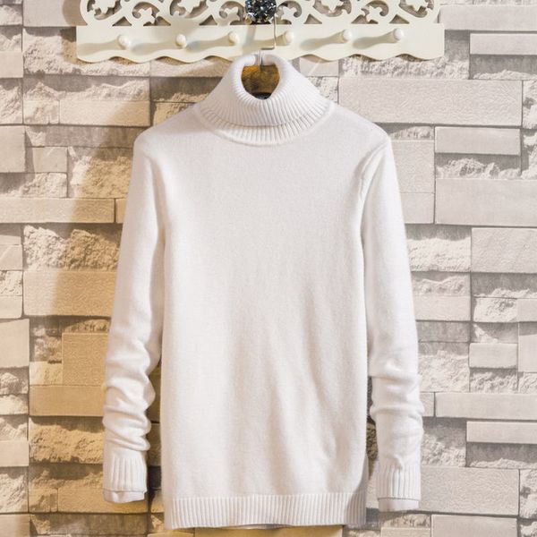 turtleneck cashmere sweater men 2019 autumn winter sueter hombre clothes classic knitwear robe pull homme pullover men sweaters, White;black
turtleneck cashmere sweater men 2019 autumn winter sueter hombre clothes classic knitwear robe pull homme pullover men sweaters, White;black