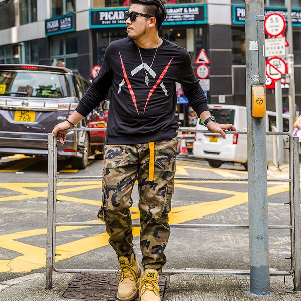 camouflage denim harem pants mens jogger pant full-length 2019 new spring fashion male multi pockets belt casual cargo trousers, Blue
camouflage denim harem pants mens jogger pant full-length 2019 new spring fashion male multi pockets belt casual cargo trousers, Blue
