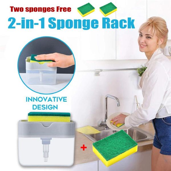 2-в-1sponge стойку мыла насос мыла и губки caddy сушилка для посуды держатель стойки контейнера j80
2-в-1sponge стойку мыла насос мыла и губки caddy сушилка для посуды держатель стойки контейнера j80
