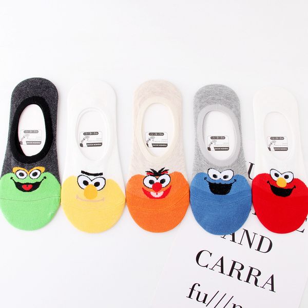 sesame street cartoon socks elmo cookie monster novelty funny cute women socks autumn winter cotton for girls, Black;white
sesame street cartoon socks elmo cookie monster novelty funny cute women socks autumn winter cotton for girls, Black;white