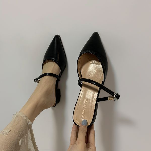 shoes women ladies' slippers cover toe pantofle slides low female mule square heel soft 2020 pointed mules, Black
shoes women ladies' slippers cover toe pantofle slides low female mule square heel soft 2020 pointed mules, Black