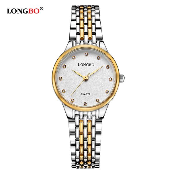 longbo brand fashion luxury women watches leisure style ladies waterproof quartz charms steel band analog wristwatches 80273, Slivery;brown
longbo brand fashion luxury women watches leisure style ladies waterproof quartz charms steel band analog wristwatches 80273, Slivery;brown