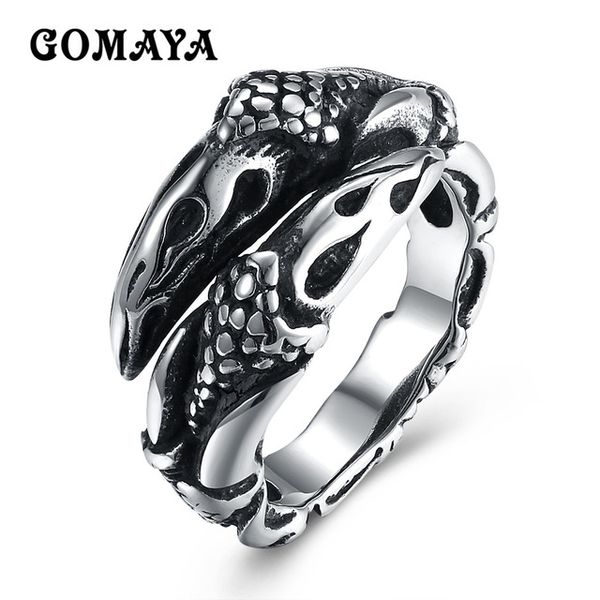 gomaya stainless steel snake rings retro style vintage biker exquisite jewelry for men cocktail anillos bague titanium gmyr250, Golden;silver
gomaya stainless steel snake rings retro style vintage biker exquisite jewelry for men cocktail anillos bague titanium gmyr250, Golden;silver