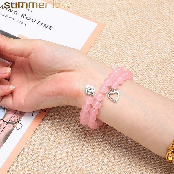 new arrival 8mm heart charm beads bracelet for women men handmade natural stone double layer beadsed yoga bracelets retro jewelry gifts 2019, Black
new arrival 8mm heart charm beads bracelet for women men handmade natural stone double layer beadsed yoga bracelets retro jewelry gifts 2019, Black