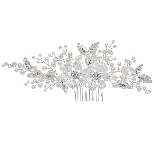 trendy crystal pearl hair combs leaf floral hairpin bridal beads headband tiaras wedding jewelry accessories for bride statement, Golden;white
trendy crystal pearl hair combs leaf floral hairpin bridal beads headband tiaras wedding jewelry accessories for bride statement, Golden;white