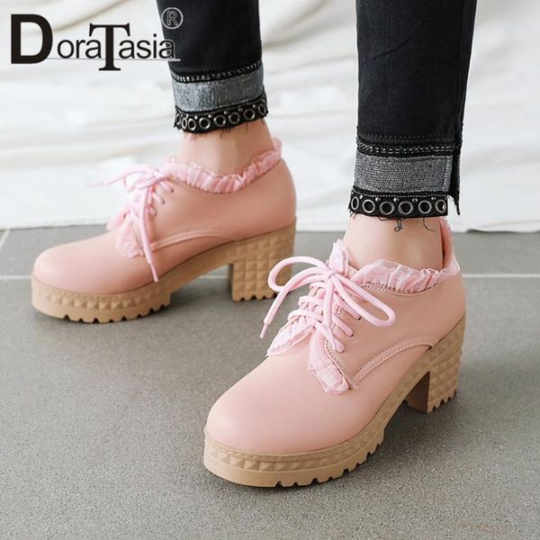 doratasia 2020 new ladies elegant lace pumps high heels dress pumps women fashion lace-up platform shoes woman, Black
doratasia 2020 new ladies elegant lace pumps high heels dress pumps women fashion lace-up platform shoes woman, Black