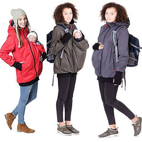 jacket kangaroo winter maternity outerwear raincoat pregnant women baby carrier, Black;brown
jacket kangaroo winter maternity outerwear raincoat pregnant women baby carrier, Black;brown