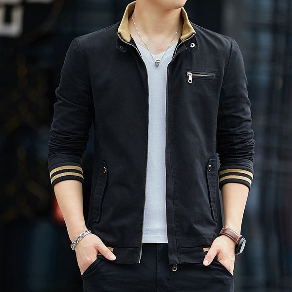 2020 spring autumn new fashion casual mens cotton stand collar jackets long sleeve slim fit plus size m-4xl male outerwear coats, Black;brown
2020 spring autumn new fashion casual mens cotton stand collar jackets long sleeve slim fit plus size m-4xl male outerwear coats, Black;brown