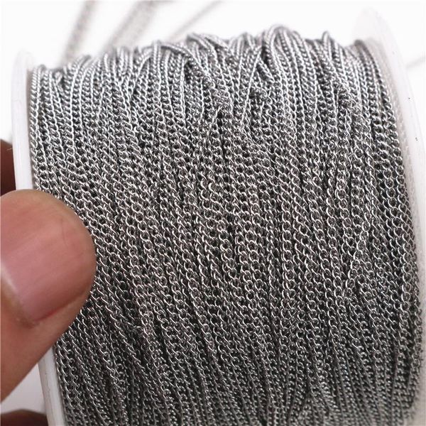 5 meters/lot never fade thicken stainless steel necklace chains bulk for diy jewelry findings making materials handmade supplies, Blue;slivery
5 meters/lot never fade thicken stainless steel necklace chains bulk for diy jewelry findings making materials handmade supplies, Blue;slivery