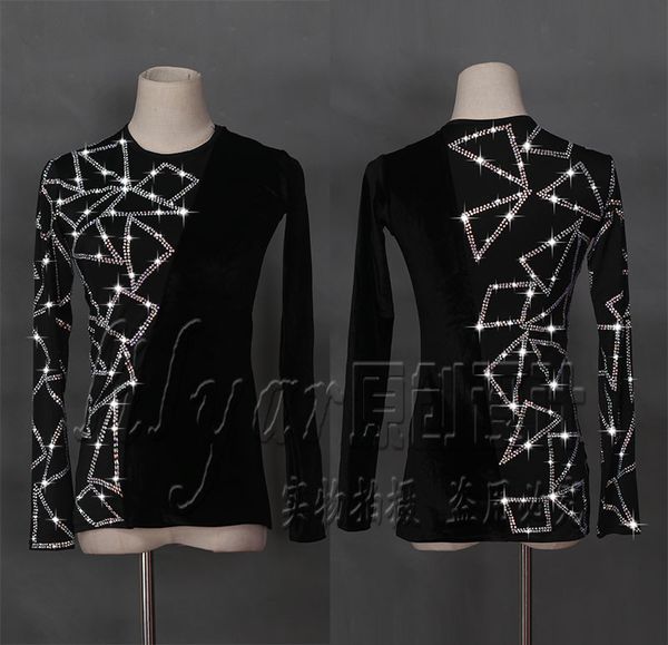 latin dance shirts men flamenco long sleeve round neck sequin middle east diamond ballroom shirt performance wear s-xl, Black;red
latin dance shirts men flamenco long sleeve round neck sequin middle east diamond ballroom shirt performance wear s-xl, Black;red