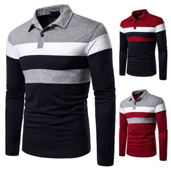 colorblock polos man long sleeve fashion designer city lapel tees shirts male autumn lapel collar casual slim button business polos, White;black
colorblock polos man long sleeve fashion designer city lapel tees shirts male autumn lapel collar casual slim button business polos, White;black