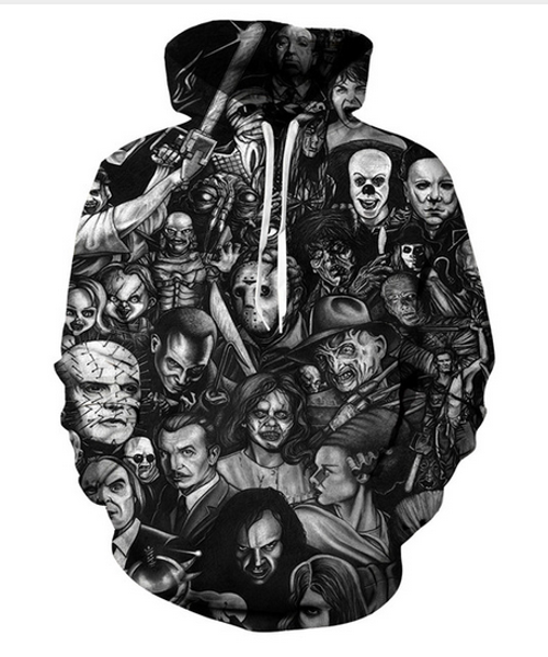 new fashion 3d hd print men women horror movie pullover hoodies street wear casual hip hop pockets sweatshirt clothing zg0167, Black
new fashion 3d hd print men women horror movie pullover hoodies street wear casual hip hop pockets sweatshirt clothing zg0167, Black
