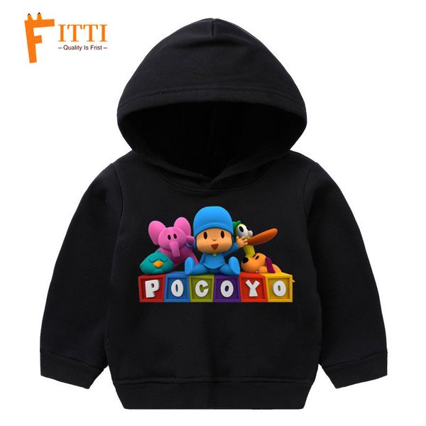 children pocoyo pattern hoodies sweater children's autumn and winter sweatshirt hoodie, Black
children pocoyo pattern hoodies sweater children's autumn and winter sweatshirt hoodie, Black