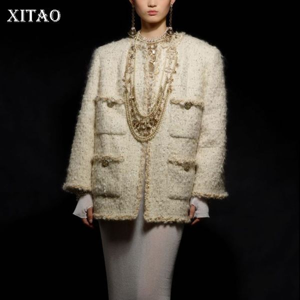 xitao knitted women jacket women minority cardigans straight single button 2019 autumn pocket elegant sequined coat wqr1532, Black;brown
xitao knitted women jacket women minority cardigans straight single button 2019 autumn pocket elegant sequined coat wqr1532, Black;brown