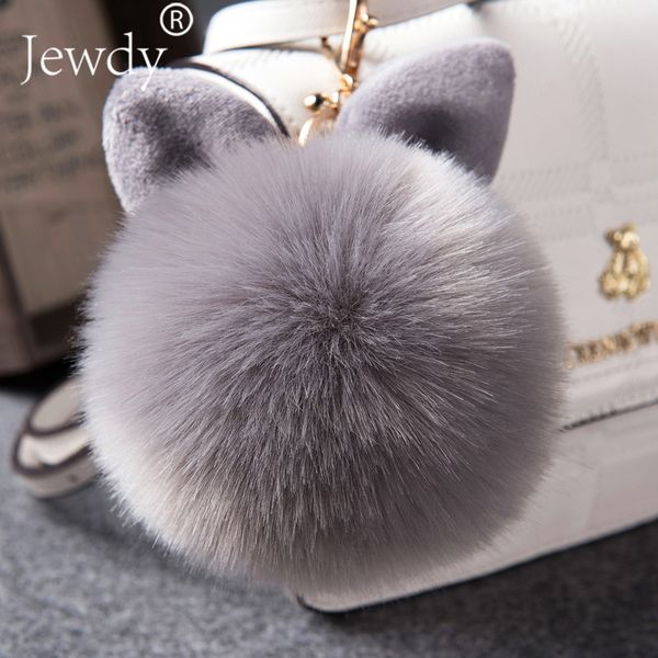 2018 fur pom pom keychains fake fur ball key chain porte clef pompom de fourrure fluffy bag charms keychain keyring, Silver
2018 fur pom pom keychains fake fur ball key chain porte clef pompom de fourrure fluffy bag charms keychain keyring, Silver
