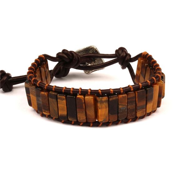 bracelet bohemian handmade fashion natural stone tube beads leather surround hand-woven female bracelet yoga couple, Black
bracelet bohemian handmade fashion natural stone tube beads leather surround hand-woven female bracelet yoga couple, Black
