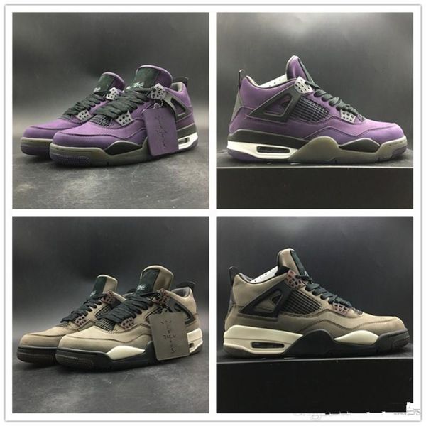 2020 travis scottis basketball shoes 4s upper suede purple brown fashion designer sneakers houston oilers mens athletic sports
2020 travis scottis basketball shoes 4s upper suede purple brown fashion designer sneakers houston oilers mens athletic sports