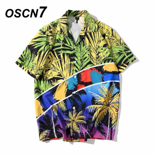 oscn7 casual streetwear beach printed short sleeve shirt men 2020 hawaii oversize fashion harujuku women shirts xq133, White;black
oscn7 casual streetwear beach printed short sleeve shirt men 2020 hawaii oversize fashion harujuku women shirts xq133, White;black
