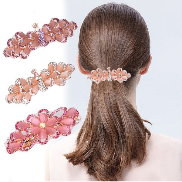 awaytr romantic hairpins for women alloy horsetail garb crystal rhinestone hairpins clips peacock flower hair accessories
awaytr romantic hairpins for women alloy horsetail garb crystal rhinestone hairpins clips peacock flower hair accessories