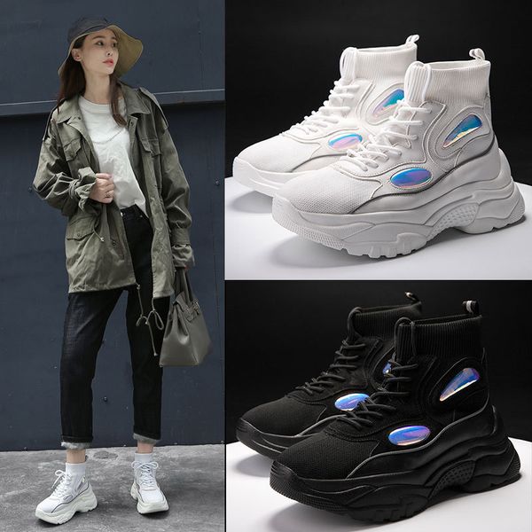 2019 new high platform sneakers women glitter ankle boots sock shoes woman dad chunky sneakers zapatos de mujjer
2019 new high platform sneakers women glitter ankle boots sock shoes woman dad chunky sneakers zapatos de mujjer