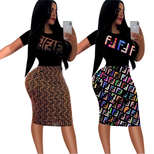 2019 new arrival women's dress designer for summer short sleeve knee-length fashion brand letter print panelled dress two color s-2xl s, Black;gray
2019 new arrival women's dress designer for summer short sleeve knee-length fashion brand letter print panelled dress two color s-2xl s, Black;gray