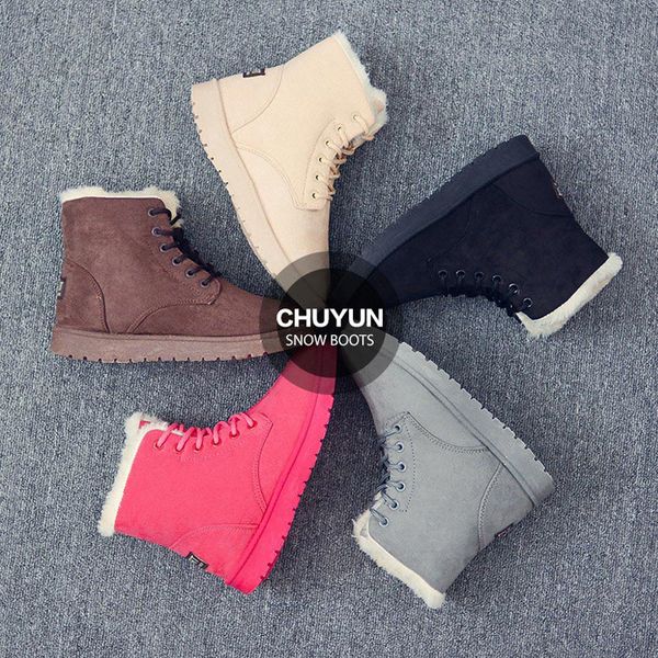 winter boots women 2019 warm fur plush insole suede casual shoes women boots lace-up botas mujer snow ladies shoes woman, Black
winter boots women 2019 warm fur plush insole suede casual shoes women boots lace-up botas mujer snow ladies shoes woman, Black