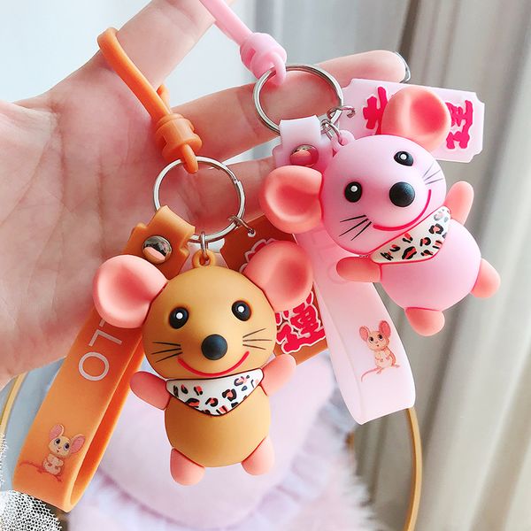 cute cartoon glue mouse keychain korean ins personality trend couple keychain bag pendant, Silver
cute cartoon glue mouse keychain korean ins personality trend couple keychain bag pendant, Silver
