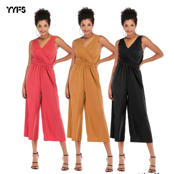 women designer casual chiffon jumpsuit summer slim wide leg pants drape sling ra38, Gray
women designer casual chiffon jumpsuit summer slim wide leg pants drape sling ra38, Gray