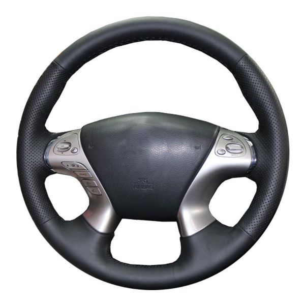diy genuine leather car steering wheel cover for infiniti jx35 m35 m25 m56 q70 qx60 murano pathfinder / protect
diy genuine leather car steering wheel cover for infiniti jx35 m35 m25 m56 q70 qx60 murano pathfinder / protect
