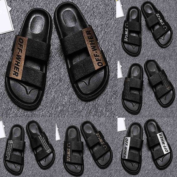 luxury designer sandals men's shoes flat bottom loafers and flats men's flat sandals slippers flip-flops summer beach slippers, Black
luxury designer sandals men's shoes flat bottom loafers and flats men's flat sandals slippers flip-flops summer beach slippers, Black