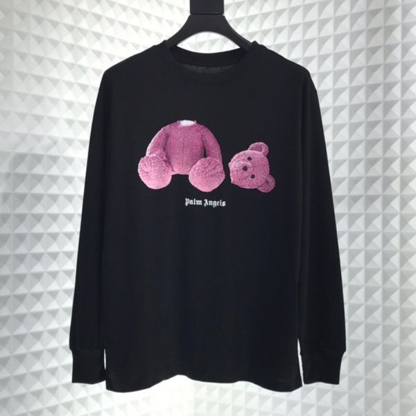 Mens Womens Designer Long-sleeved Tshirt Palm Angels Fashion Style Cartoon Bear Letter Printing Loose Tee for Men and Women Asian Size S-XL
Mens Womens Designer Long-sleeved Tshirt Palm Angels Fashion Style Cartoon Bear Letter Printing Loose Tee for Men and Women Asian Size S-XL
