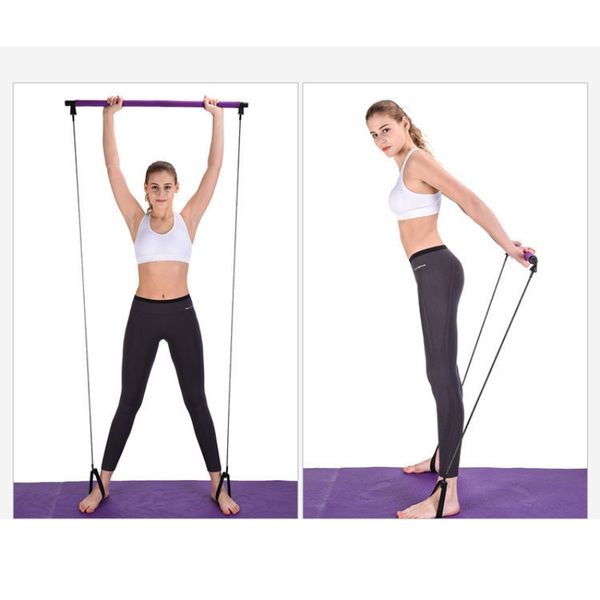 portable women elastic 2 foot loops lightweight trainer yoga pilates bar gym stick total body workout yoga fitness stretch stick
portable women elastic 2 foot loops lightweight trainer yoga pilates bar gym stick total body workout yoga fitness stretch stick