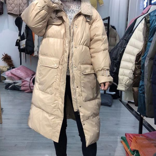 women's down & parkas winter lamb stand lead white womens jackets women long thick loose jacket female coat parka casacos feminino fash, Black
women's down & parkas winter lamb stand lead white womens jackets women long thick loose jacket female coat parka casacos feminino fash, Black
