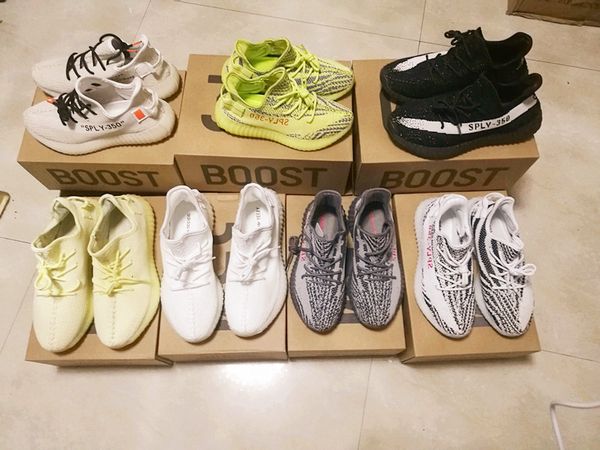 Cla ic 350 v3 men running hoe pirate black moonrock oxford tan de igner women port neaker with box 36 46 yzy28