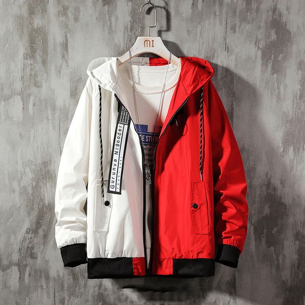 color block jacket men autumn fashion letter patchwork hip hop tracksuits mens casual hooded windbreak streetwear, Black;brown
color block jacket men autumn fashion letter patchwork hip hop tracksuits mens casual hooded windbreak streetwear, Black;brown