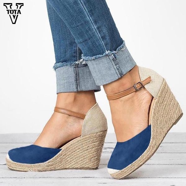 vtota 2018 summer women sandals wedges high heels woman peep toe beach ladies shoes fashion platform rome plus size, Black
vtota 2018 summer women sandals wedges high heels woman peep toe beach ladies shoes fashion platform rome plus size, Black