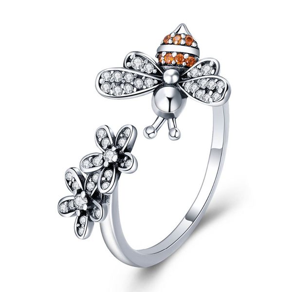 elitven real sterling silver bee flower open размер регулируемые кольца перста для женщин cocktail группа fine jewelry
elitven real sterling silver bee flower open размер регулируемые кольца перста для женщин cocktail группа fine jewelry