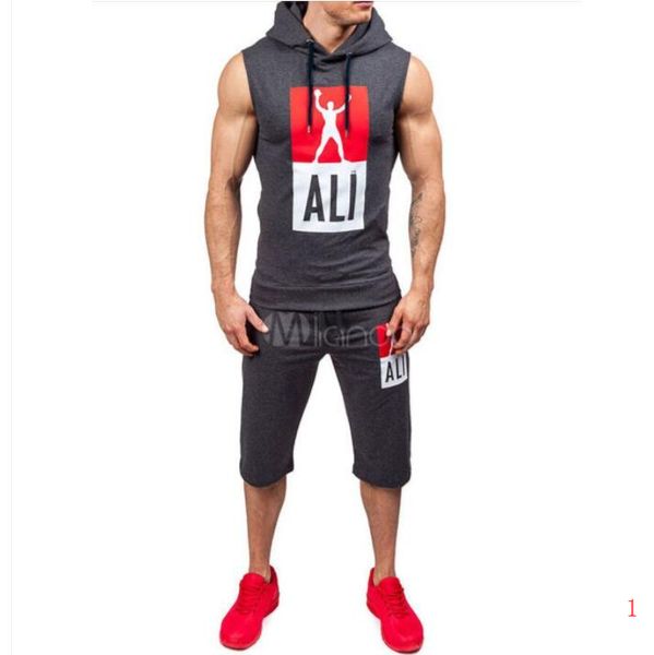 summer designer tracksuit for men letters printed sleeveless sweat suits men's running l0g0 hoodie shorts track suits active clothing, Gray
summer designer tracksuit for men letters printed sleeveless sweat suits men's running l0g0 hoodie shorts track suits active clothing, Gray