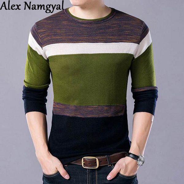 alexnamgyal 2018 new men's wool sweater mens o-neck slim fit casual striped knitted sweaters mens pullovers and sweaters hjk66, White;black
alexnamgyal 2018 new men's wool sweater mens o-neck slim fit casual striped knitted sweaters mens pullovers and sweaters hjk66, White;black