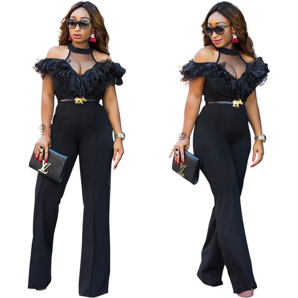 classic pure colour neck necklace ribbon lace couplet broad legged pants in europe and america0224, Black;white
classic pure colour neck necklace ribbon lace couplet broad legged pants in europe and america0224, Black;white