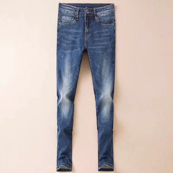 ripped biker jeans men with holes denim new designer brand slim fit jeans pants scratched straight men's trousers, Blue
ripped biker jeans men with holes denim new designer brand slim fit jeans pants scratched straight men's trousers, Blue