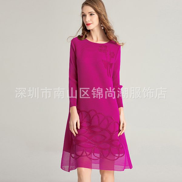 miyake pleated 2019 spring and autumn gauze joint stripes diamond set middle-aged women dress a- line loose-fit long-sleeved dre, White;black
miyake pleated 2019 spring and autumn gauze joint stripes diamond set middle-aged women dress a- line loose-fit long-sleeved dre, White;black