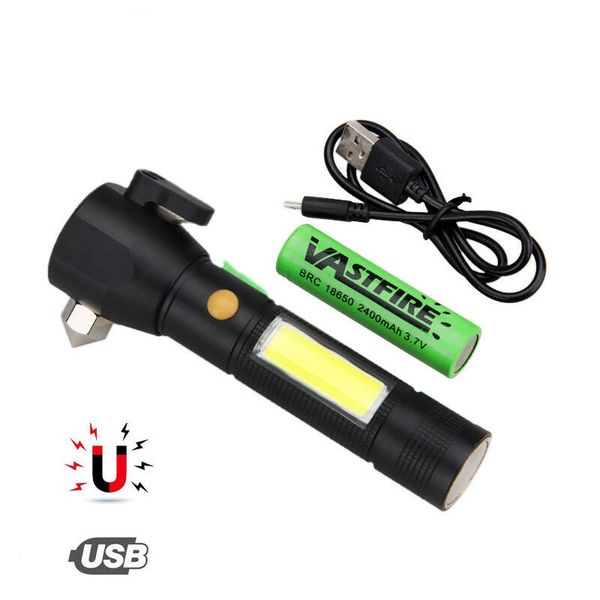 5000lm xm-l t6 cob led flashlight 6 modes multifunction emergency torch lights outdoor flashlight with safety hammer compass magnet sos
5000lm xm-l t6 cob led flashlight 6 modes multifunction emergency torch lights outdoor flashlight with safety hammer compass magnet sos