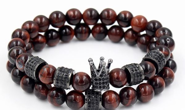 8mm 2pcs/lot ihj4 gold silver copper cz zircon cubic zirconia elastic crown red prayer buddha yoga tigereye bracelet bangles, Black
8mm 2pcs/lot ihj4 gold silver copper cz zircon cubic zirconia elastic crown red prayer buddha yoga tigereye bracelet bangles, Black