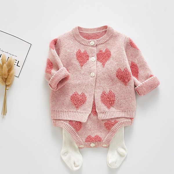 2020 new pattern baby jumpsuit girl spring and autumn sweater love print jacket + love print jumpsuit two piece suit, Blue
2020 new pattern baby jumpsuit girl spring and autumn sweater love print jacket + love print jumpsuit two piece suit, Blue