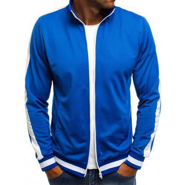 men fashion long sleeve baseball jackets new casual solid color elastic bomber baseball zipper cotton jackets, Black;brown
men fashion long sleeve baseball jackets new casual solid color elastic bomber baseball zipper cotton jackets, Black;brown