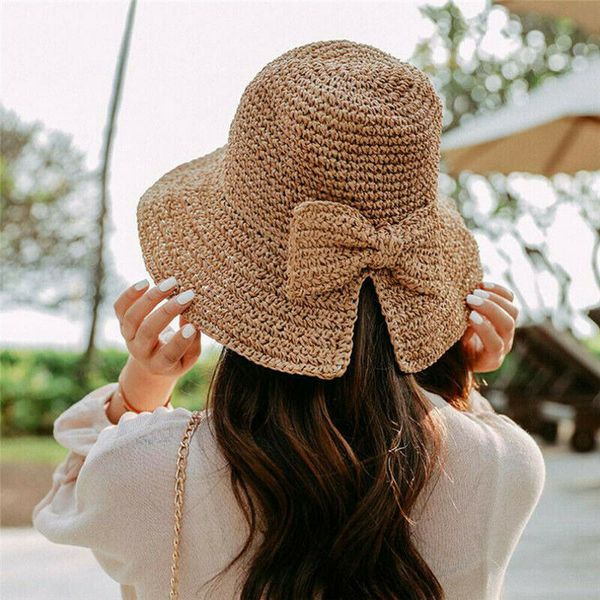 new style women sun hats fashion women straw bow soft hat summer beach sun hat fisherman collapsible cap solid fashion 2019, Blue;gray
new style women sun hats fashion women straw bow soft hat summer beach sun hat fisherman collapsible cap solid fashion 2019, Blue;gray