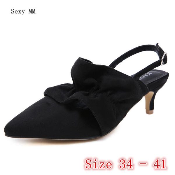 high heels ladies high heel shoes slingbacks women pumps stiletto woman party wedding shoes kitten heels plus size 34 - 40 41, Black
high heels ladies high heel shoes slingbacks women pumps stiletto woman party wedding shoes kitten heels plus size 34 - 40 41, Black